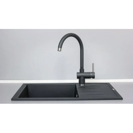 Кухонный смеситель Fabiano FKM 39 SS Antracit A-63